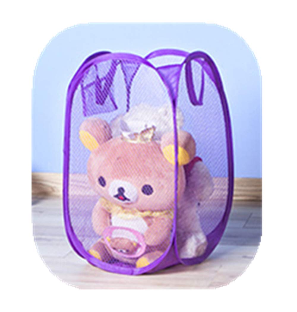 Portable Small Mesh Laundry Hamper Foldable Nursery Storage