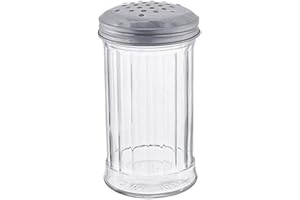 Adcraft PSJ-12PT Sugar Shaker/Pourer with Plastic Base and Perforated Top