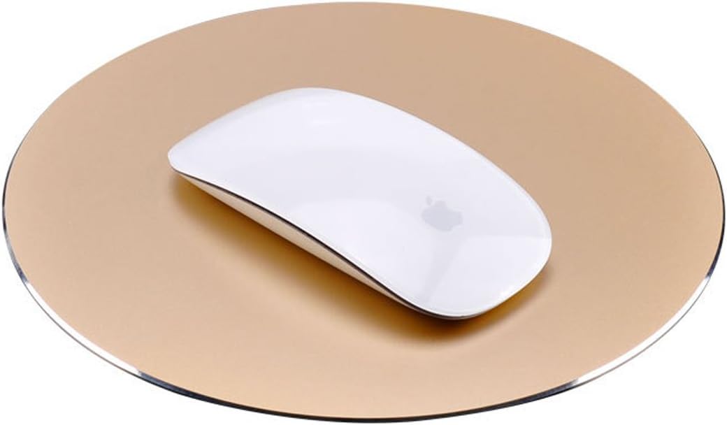 Sky Hiker Aluminium Alloy Mouse Pad Both Sizes Use, PU Leather Base & High Accuracy Optimized Tracking for Fast and Accurate Control