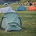 VANWALK 7001 Aluminum Tent Stakes - 6 Pack Cyclone Tent Pegs with Reflective Pull Cords + Drawstring Bag