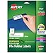 Avery Extra Large File Folder Labels, Removable Adhesive, Matte White, 15/16