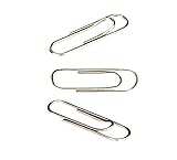 HiCat 400 Pieces Paper Clips, Stainless Steel Paper