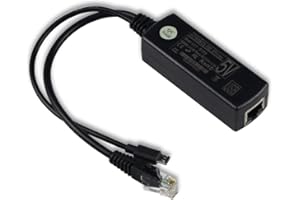 UCTRONICS IEEE 802.3af Micro USB Active PoE Splitter Power Over Ethernet 48V to 5V 2.4A for Tablets, Dropcam or Raspberry Pi 