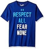 Under Armour Boys' Fear None T-Shirt, Caspian (403), Youth Medium