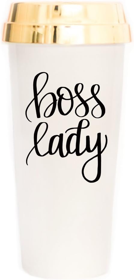 boss lady travel mug