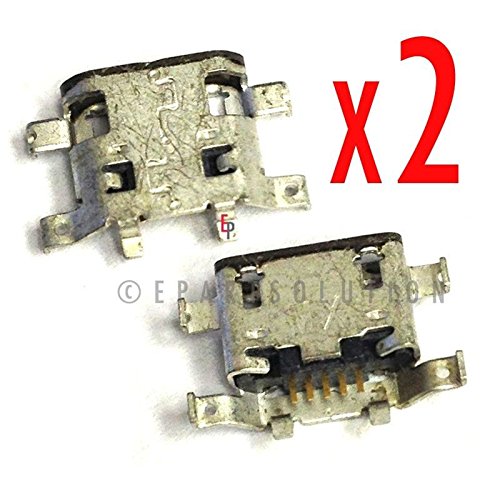 ePartSolution-2 X Motorola Droid Ultra XT1080 Maxx XT1080M Charger Charging Port Dock Connector USB Port Replacement Part USA Seller