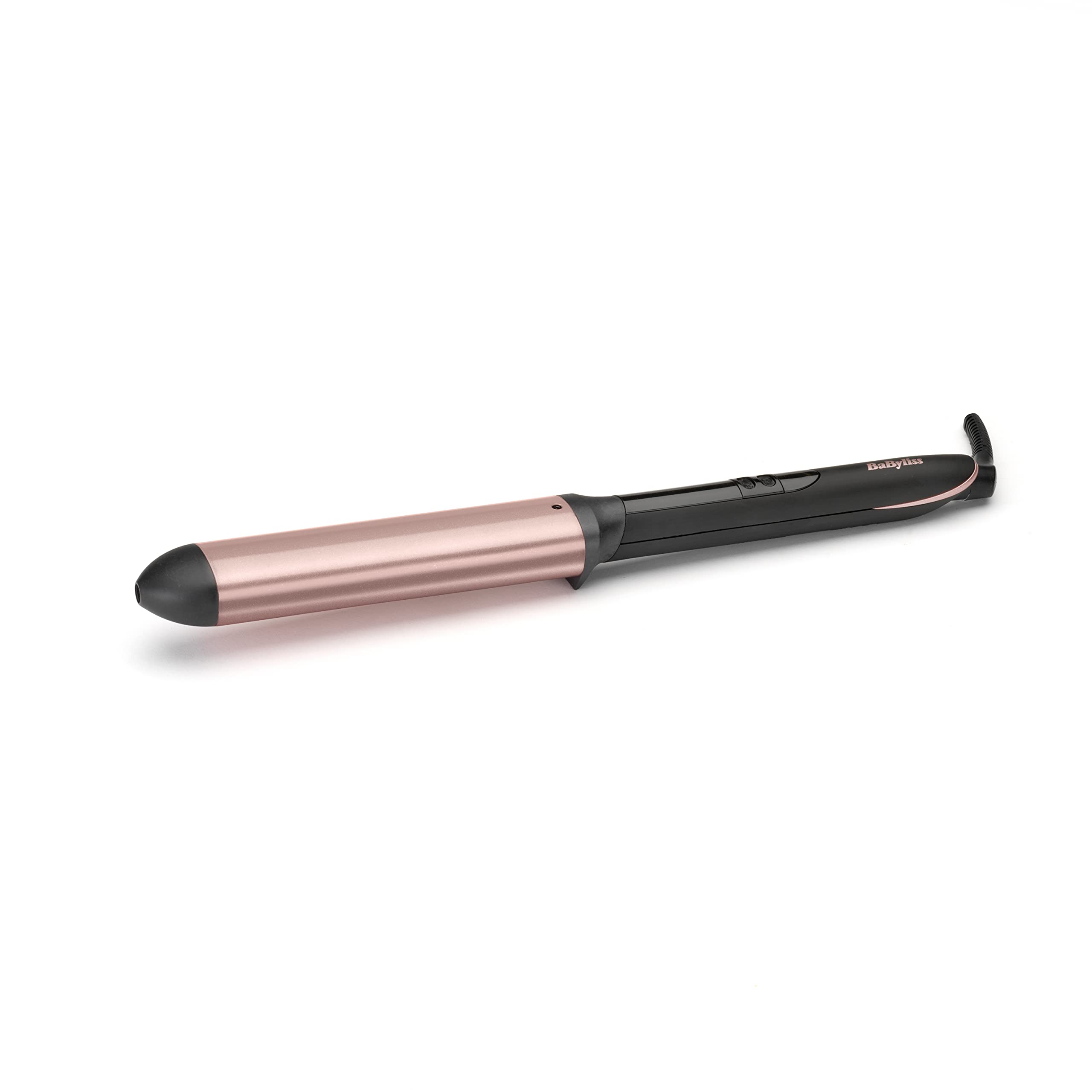 BaByliss Rose Quartz Oval Waving Wand, Quartz-Ceramic Oval Barrel, Undone Waves, All Hair Lenghts