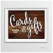 Andaz Press Wedding Party Signs, Rustic Wood Print, 8.5-inch x 11-inch, Cards and Gifts Thank You, 1-Pack, Unframed