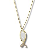 Fish Necklace, Fish Pendant, Silver Necklace, Gold Plated Fish Necklace, 925 Silver Jewelry, Handmade Jewelry, Ocean Jewelry, Fish Lover Gift