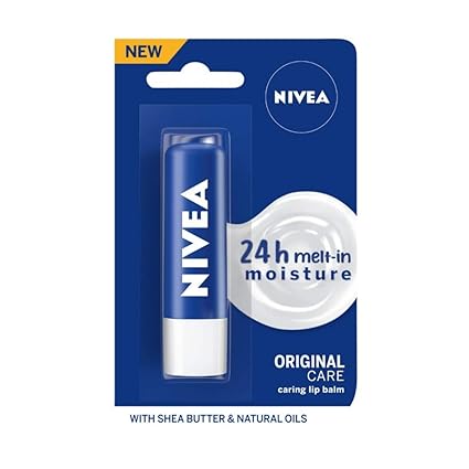 NIVEA Lip Balm Original Care,4.8 g