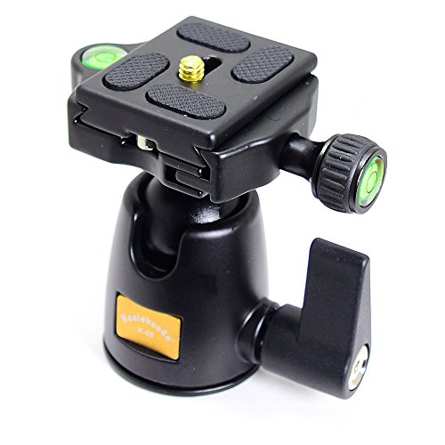 koolehaoda KQ-09 Tripod Head Camera Ballhead with Quick Release Plate for DSLR Cameras
