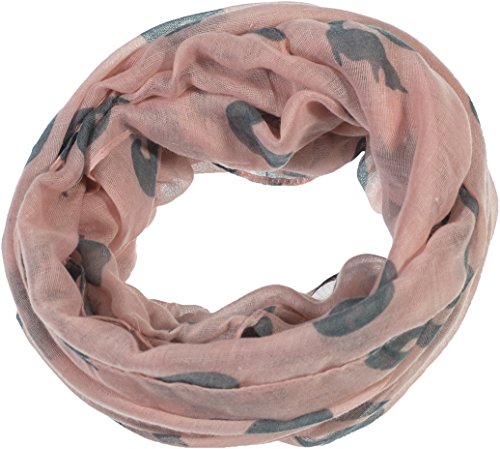 Hand By Hand Aprileo Squirrel Infinity Scarf Animal Celebrity Fashion Loop Loose [Pink.](One Size)