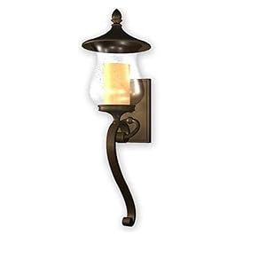 Allen + Roth Kenneset 29-in H Bronze Outdoor Wall Light
