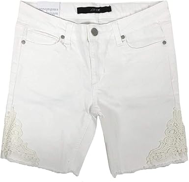 girls white bermuda shorts