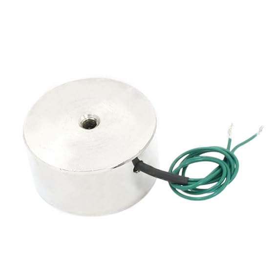 25 kg/55 lb Halter Elektromagnet Magnetventil Anheben elektrischer Hubmagnet DC 12V de