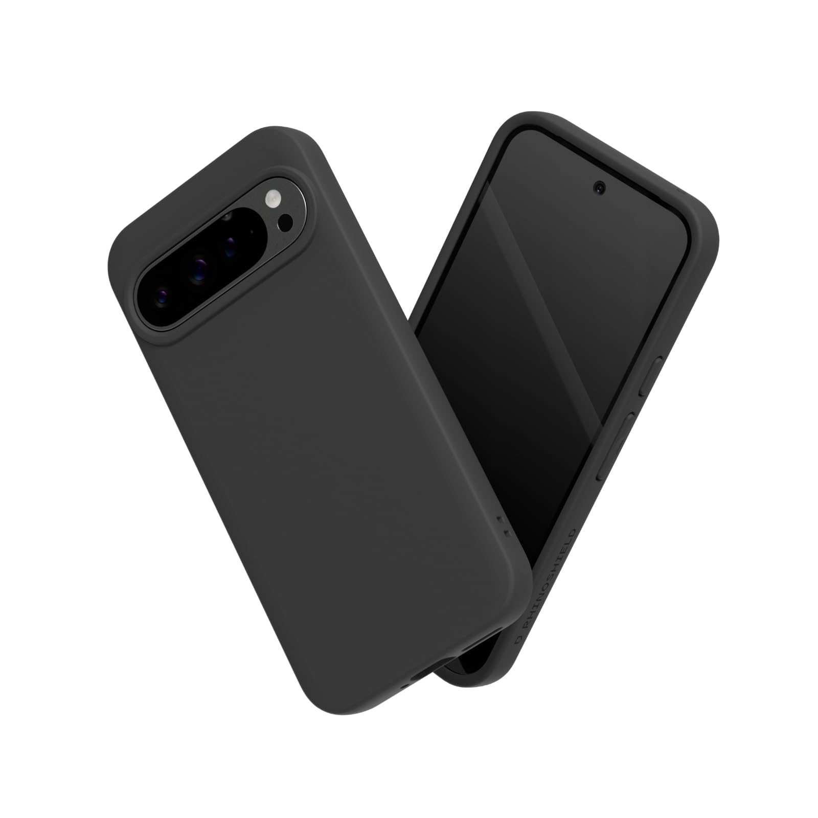 RHINOSHIELD Case Compatible with [Pixel 9 Pro XL] | SolidSuit - Shock Absorbent Slim Design Protective Cover with Premium Matte Finish 3.5M / 11ft Drop Protection - Classic Black