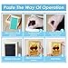 Holotap 180 Pieces Removable Adhesive Poster Putty Reusable Multipurpose Mounting Tacky Putty for Hanging Pictures Poster Art Photography (Blue)