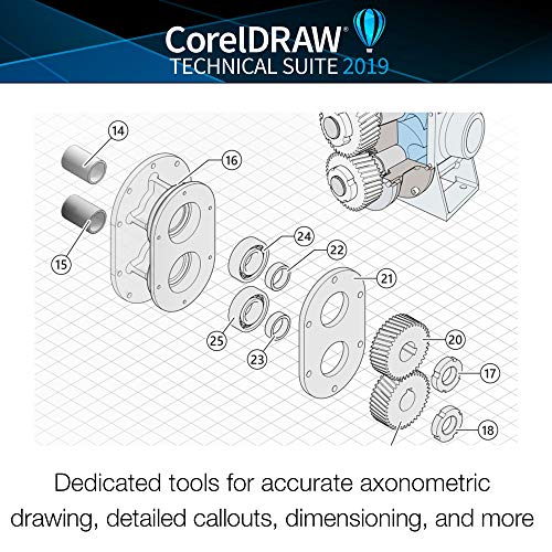 Corel DRAW Technical Suite 2019 Versie Box - 1 gebruiker - DVD - Win - Multi-Lingual - Image 5
