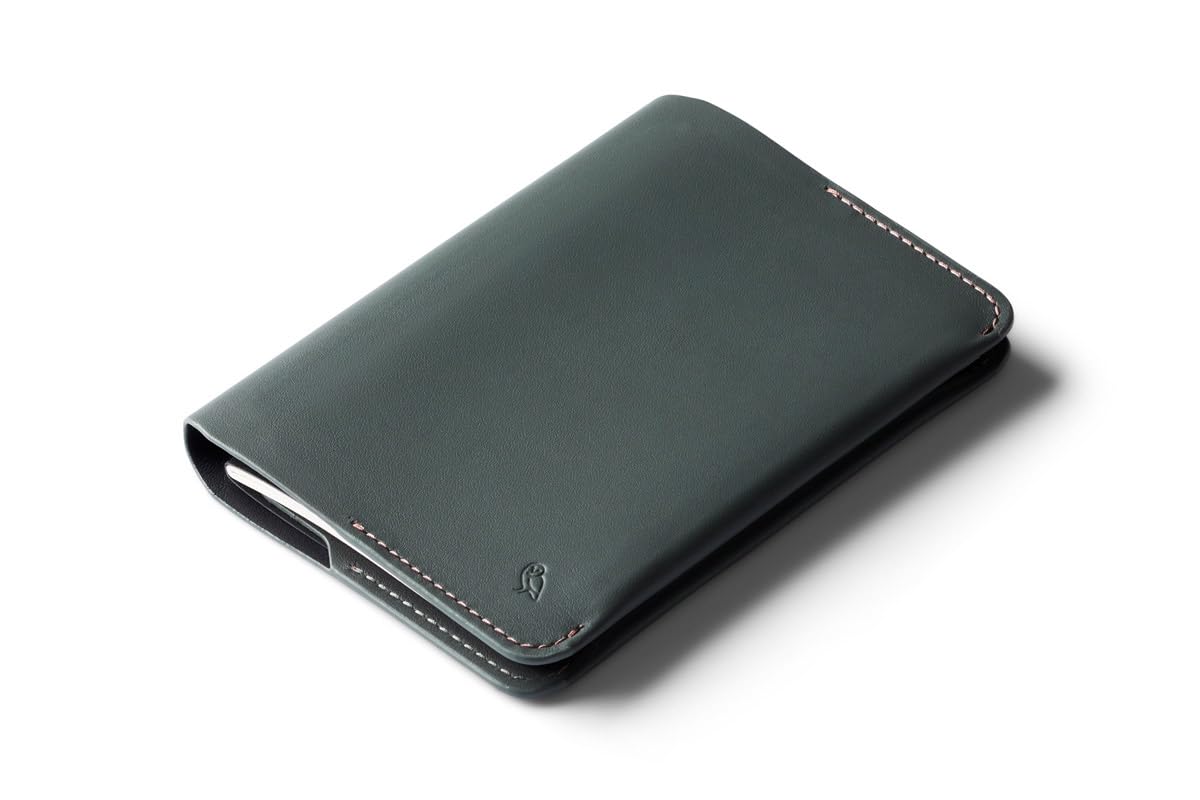 Bellroy Notebook Cover (Leather Folio for A6 Notebook) - Everglade