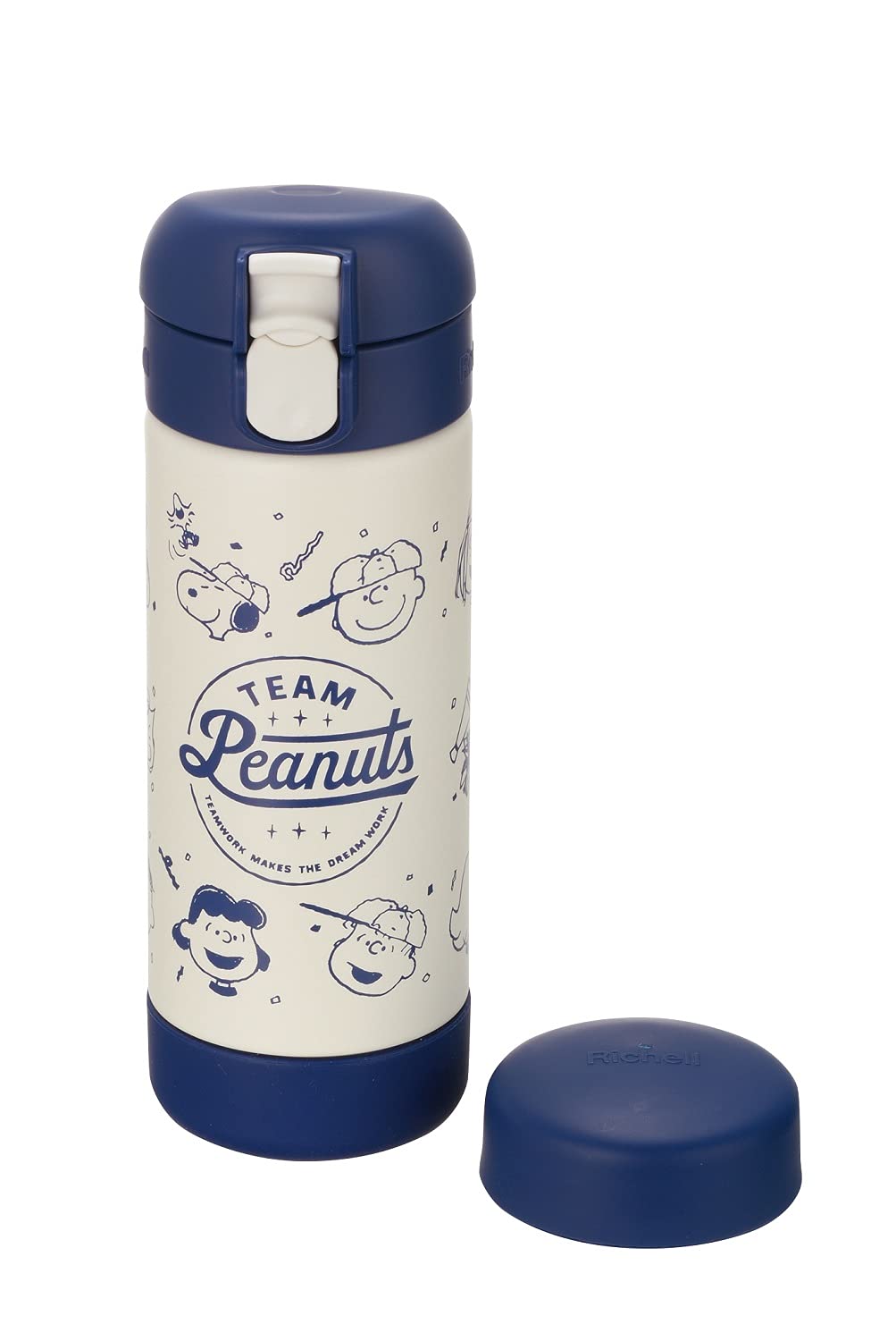 リッチェル スヌーピー ステンレススマートマグ 240 ネイビーブルー商品画像
