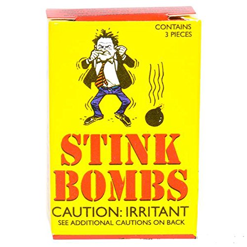 Rhode Island Novelty Stink Bombs Glass Vile Vials Novelty (Box of 36)