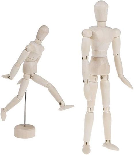 Wooden Movable Limbs Human Figure Model Artist Sketch Draw Model Other Home Decor Home Decor