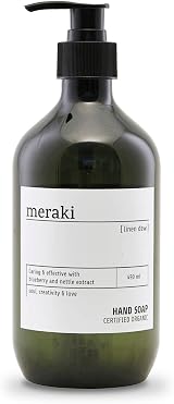 Meraki Linen Dew Hand Soap 490ml Organic Aloe Vera Blueberry Stinging Nettle view 1