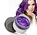 Harajuku Style Styling Products Hair Color Wax Dye One-time Molding Paste Seven Colors Hair Dye Wax Hair Dyes (Purple)