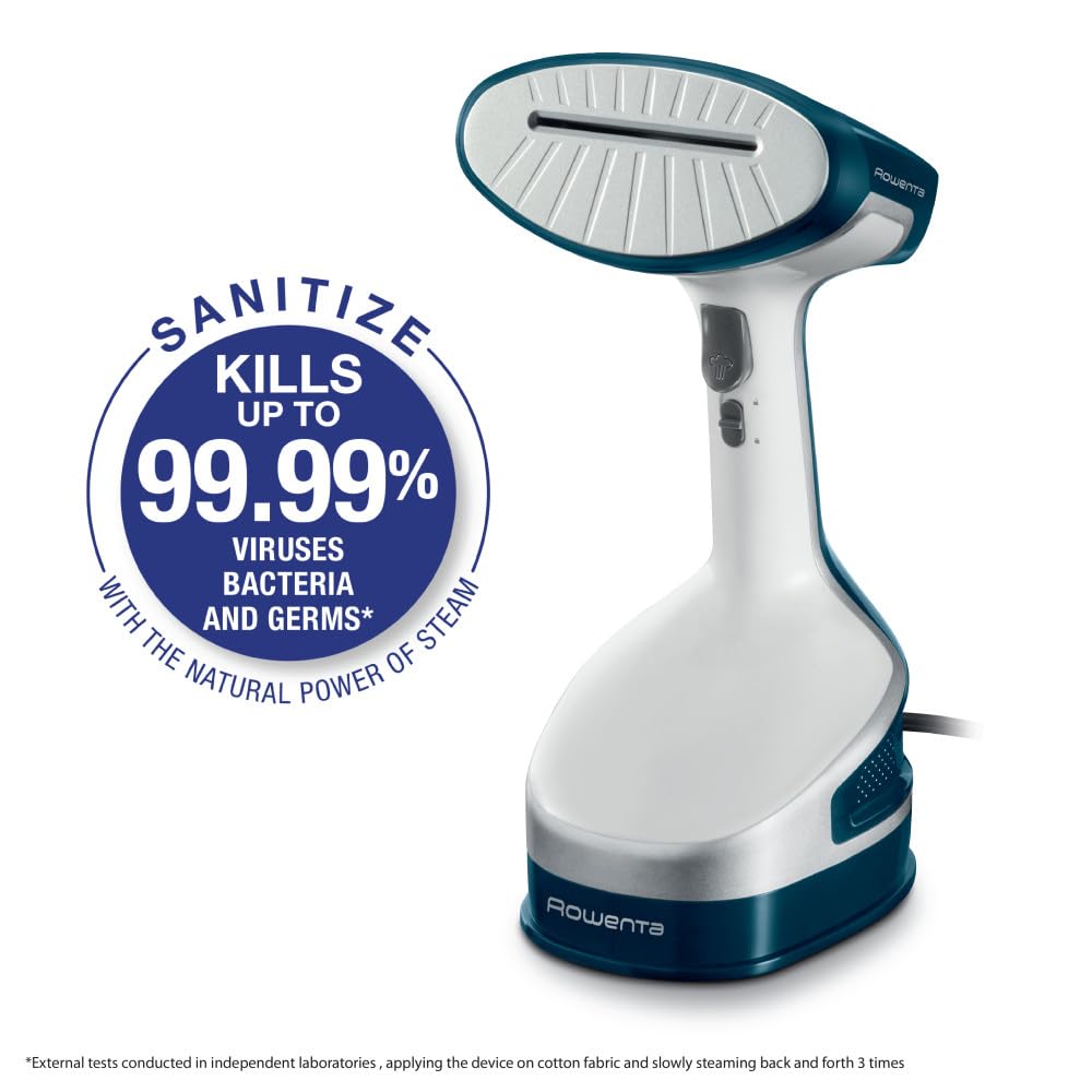 Rowenta X-Cel Plastic Handheld Steamer for Clothes 1600 watts 25-Second Fast Heat-Up & X-Cel Plastic Handheld Steamer for Clothes Medium 25-Second Fast Heat-Up