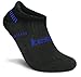 TM-MZS04-KLG_L Tesla Men's 6-Pairs Atheltic No Show Socks Cushioned Comfort w Mesh MZS04