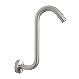 NearMoon S Shaped Shower Head Riser Arm, Shower