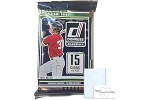 2025 Donruss Baseball Blaster Pack/Box Trading Cards + Toploader(s) + StreetCards Magnet! (Pack w/ 15 Cards + Toploader)