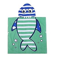 Small Shark Hooded Baby Towel - 100% Cotton Bath Towel