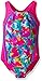 Speedo Girls Tie Dye Sky Sport Splice One Piece Swimsuit