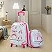 Sandinrayli Kids Carry On Luggage Set 2Pc 12