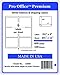 Pro Office Shipping Labels for Printers - Premium 600 Self Adhesive - Laser and Ink Jet Printers, White, Made in USA, 3.33 x 4 Inches, Pack of 600, Same Size As 8164 and More