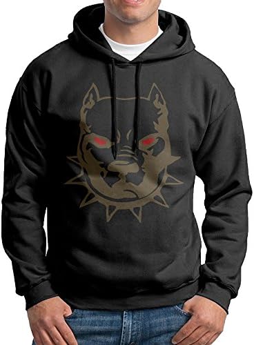Pong Men's Hoodies American Bully Size XL Black