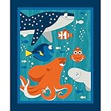 Disney Finding Dory Fabric Sold by the Yard By the Panel
