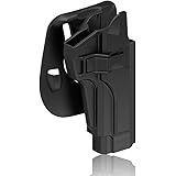 OWB Holster for Beretta 92 92FS 92S 92G M9 M9_22, Tactical Outside Waistband Open Carry Paddle Belt Holster with Release Butt