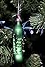 Pickle Christmas Ornament Set by Clever Creations | Metallic Pickles in Green | 3 Pack | Festive Holiday Décor | Lightweight Shatter Resistant | Hangers Included | 1.5