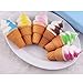 Omaky Soft Jumbo Ice Cream Squishy Cellphone Kawaii Charms Straps Pendant Toy