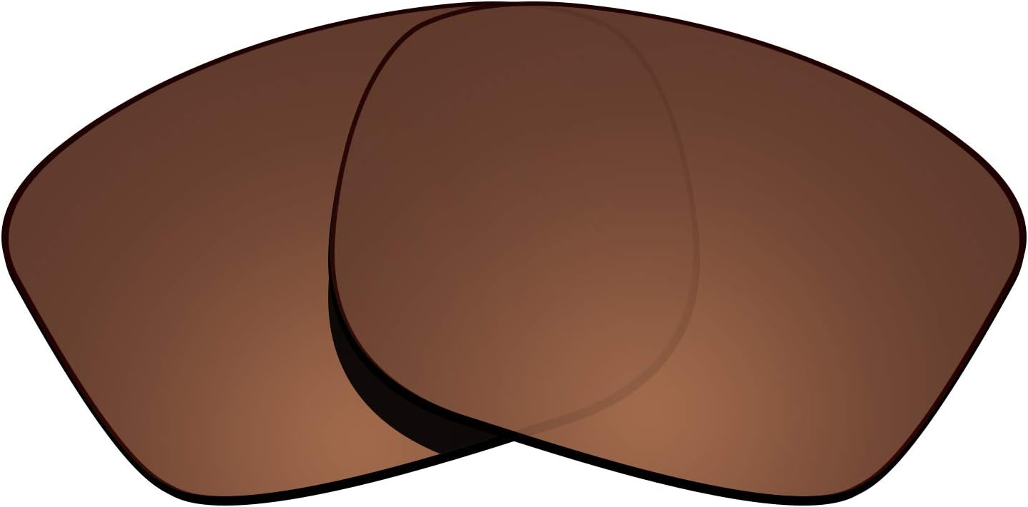 Glintbay 100% Precise-Fit Replacement Sunglass Lenses for Oakley Sliver OO9262 - Polarized Brown