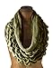 Chic Oversized Ruffle Knitted Infinity Scarf
