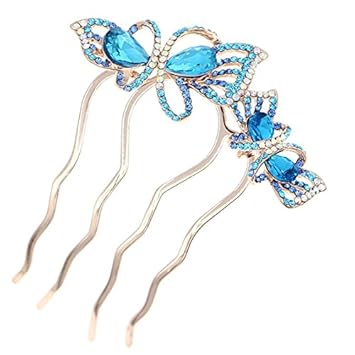 Amazon Com Lux Gold Finish Zircon Czech Rhinestone French