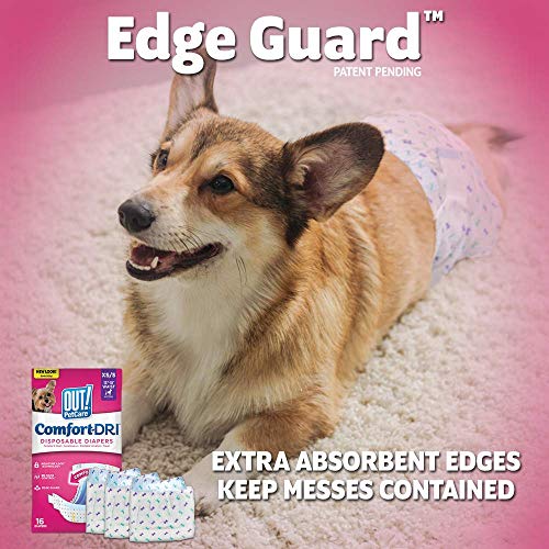 OUT! Disposable Female Dog Diapers Absorbent Female Dog Diapers with Leak Protection Female Dogs