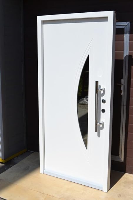 Number 1 House Door Door In White 100 X 210 Cm Din Right