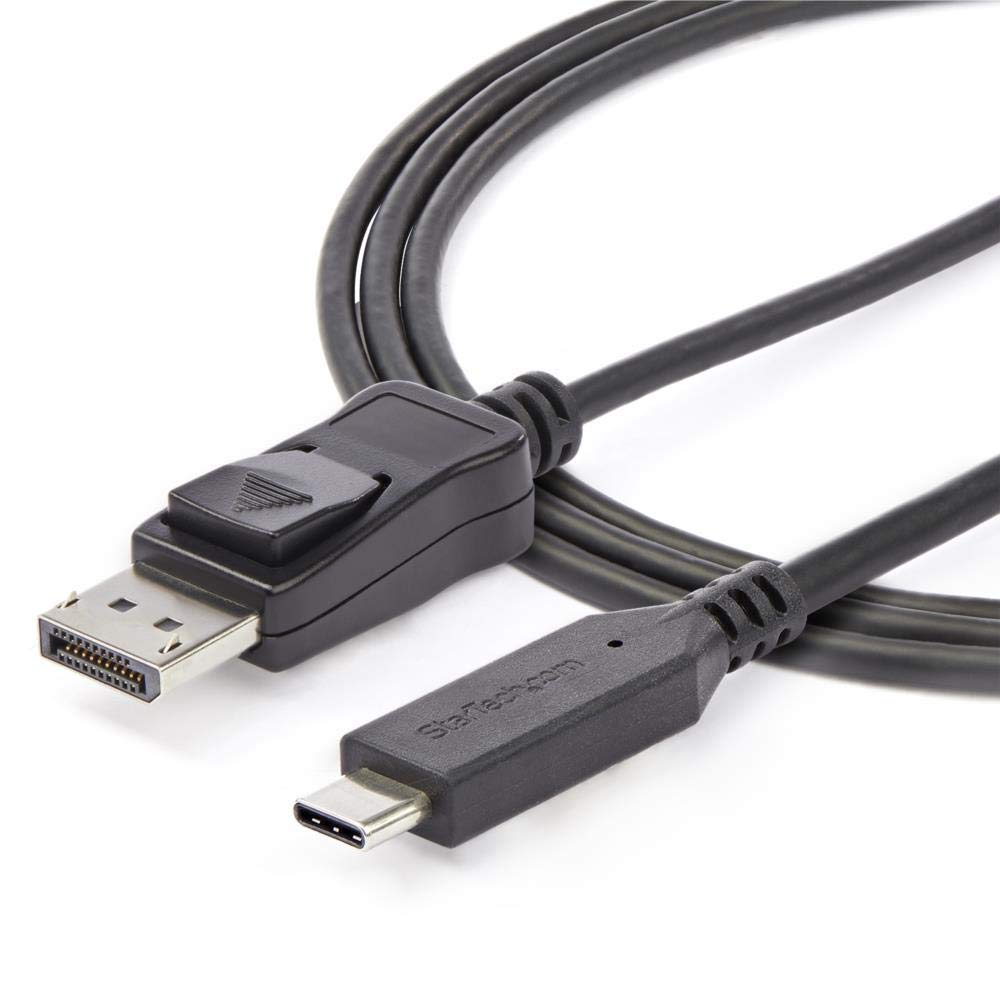 StarTech.com 6ft/1.8m USB C to DisplayPort 1.4 Cable, 4K/5K/8K USB Type-C to DP 1.4 Alt Mode Video Adapter Converter - Image 5