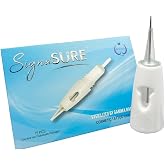 Signasure 3-Prong Flat Tattoo Needle Cartridges, 0.35 mm, Box of 15 &ndash; For Permanent Makeup, Compatible with Biotouch Signasure Machine