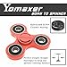 Yomaxer Fidget Spinner Tri-Hand Spinner 608 Hybrid Ceramic Bearing Nylon Solid Build Round Edge EDC Toy Good for ADHD ADD Autisms (Watermelon Pink)