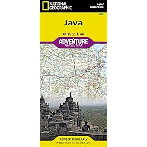Java: Travel Maps International Adventure Map: 3020 Landkaart – Gevouwen Kaart, 25 mei 2015